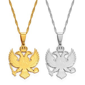 Montenegro Eagle Pendant Necklace