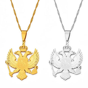 Montenegro Eagle Pendant Necklace