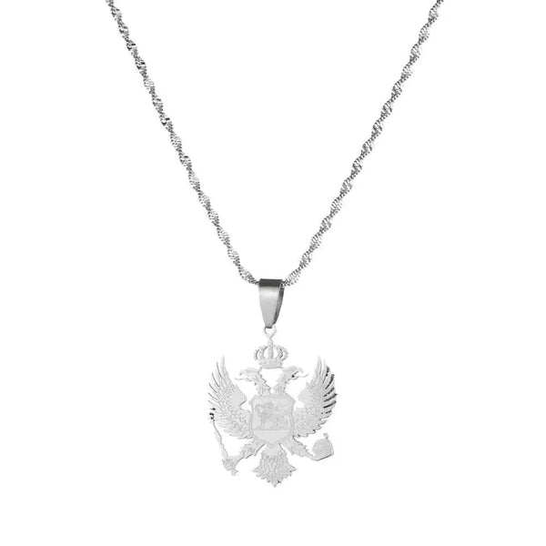 Montenegro Eagle Pendant Necklace