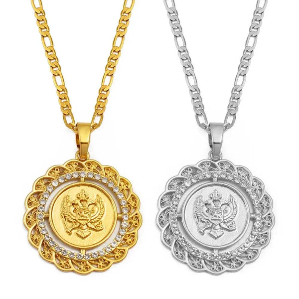 Montenegro Eagle Pendant Necklace