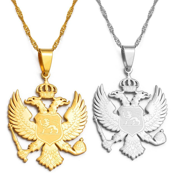 Montenegro Eagle Pendant Necklace