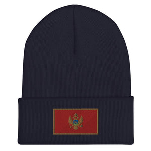 Montenegro Flag Beanie - Embroidered Winter Hat