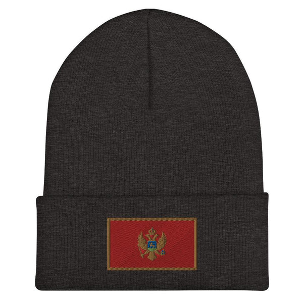 Montenegro Flag Beanie - Embroidered Winter Hat