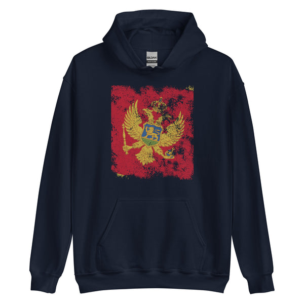 Montenegro Flag Hoodie