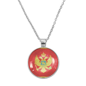 Montenegro Flag Necklace