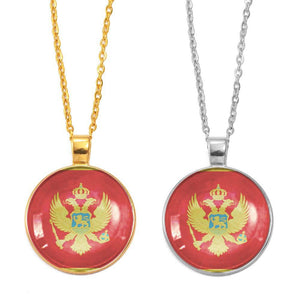 Montenegro Flag Necklace