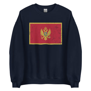 Montenegro Flag Sweatshirt