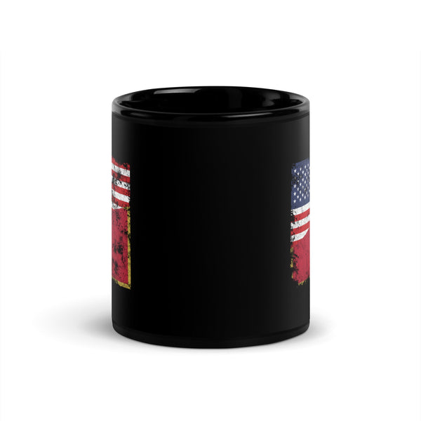 Montenegro USA Flag Mug