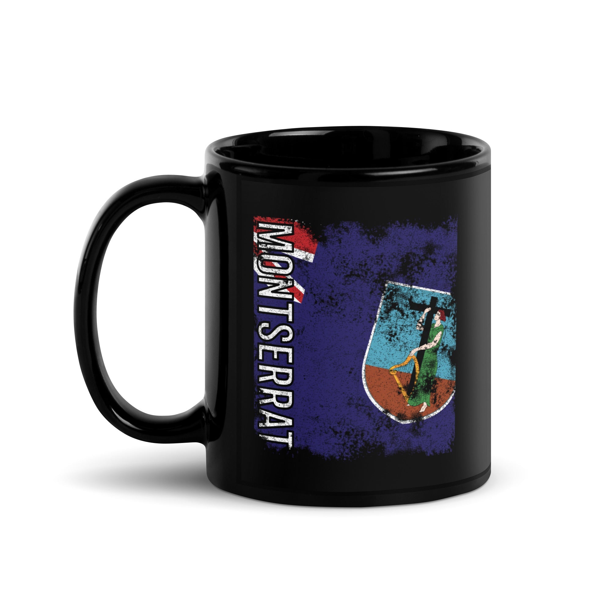 Montserrat Flag - Distressed Flag Mug