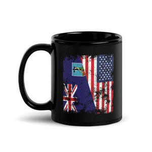 Montserrat USA Flag - Half American Mug