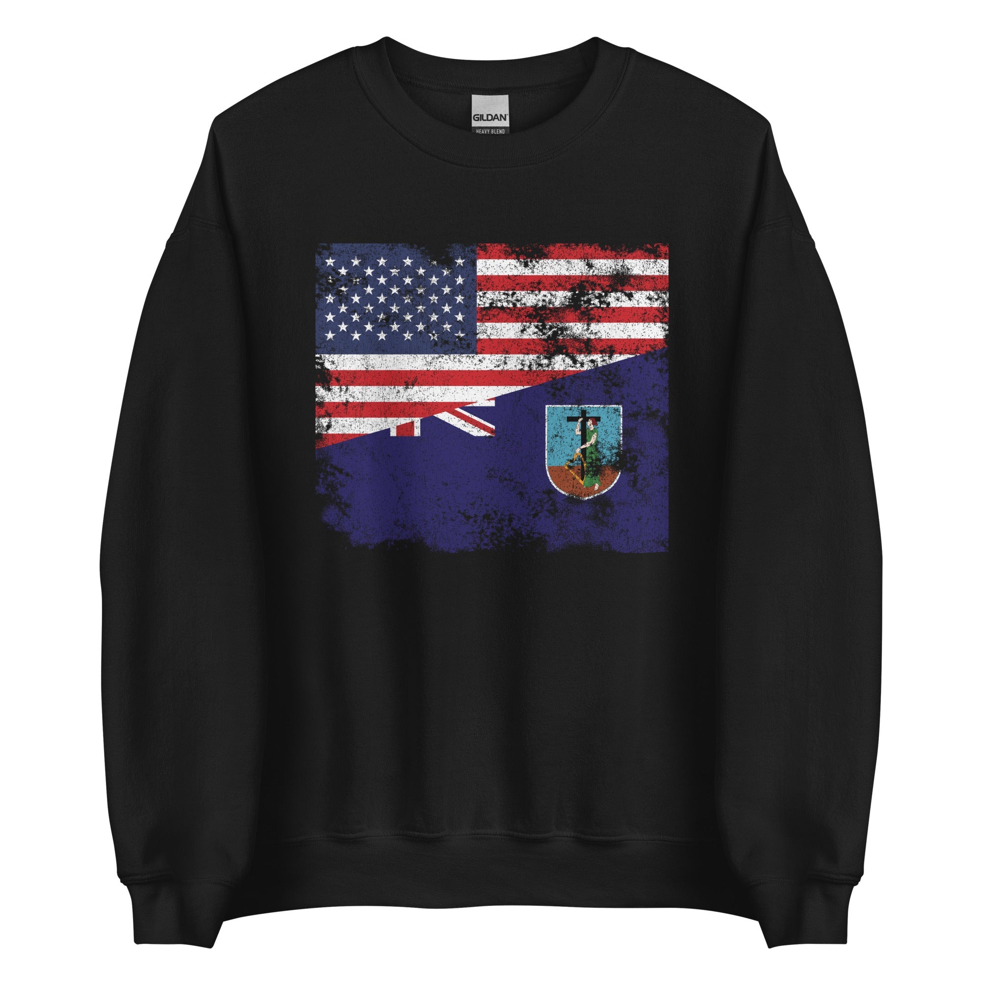 Montserrat USA Flag Sweatshirt