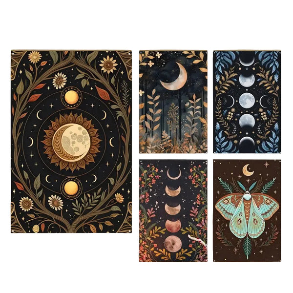 Moon Phase Flags - 120x180cm(4x6ft) - 60x90cm(2x3ft)