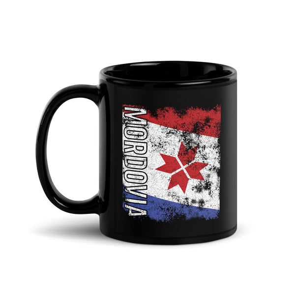 Mordovia Flag - Distressed Flag Mug