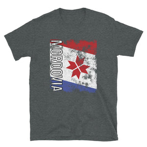 Mordovia Flag Distressed T-Shirt