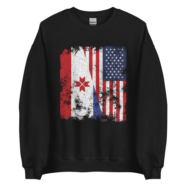 Mordovia USA Flag - Half American Sweatshirt