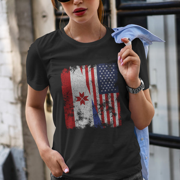 Mordovia USA Flag - Half American T-Shirt