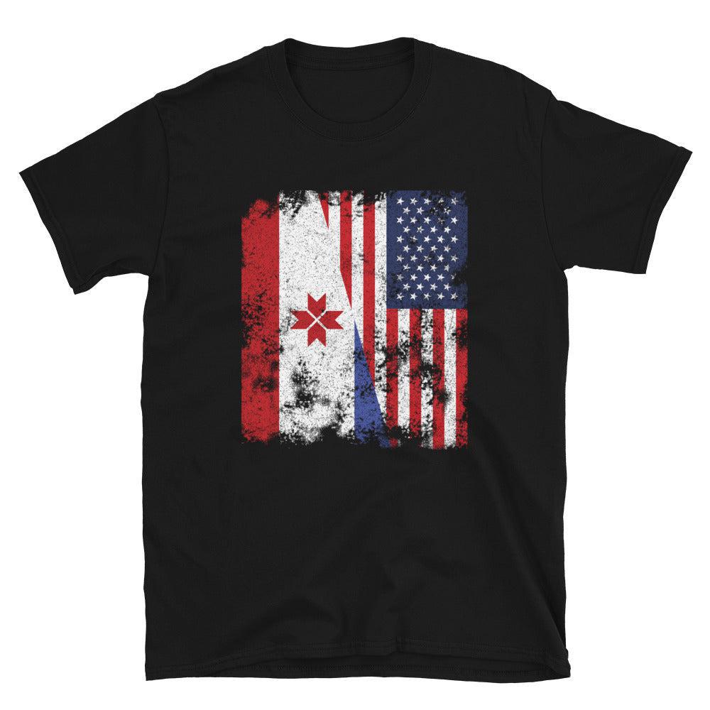 Mordovia USA Flag - Half American T-Shirt