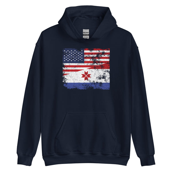 Mordovia USA Flag Hoodie