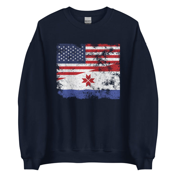 Mordovia USA Flag Sweatshirt