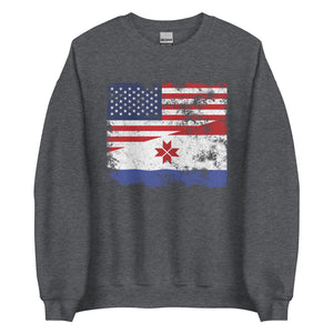 Mordovia USA Flag Sweatshirt