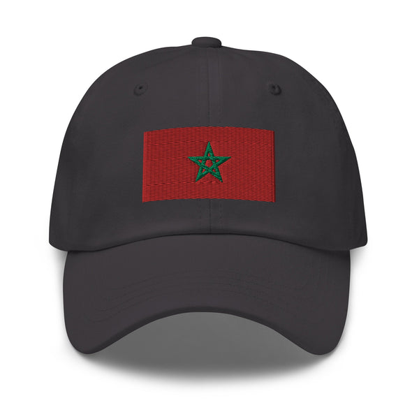 Morocco Flag Cap - Adjustable Embroidered Dad Hat