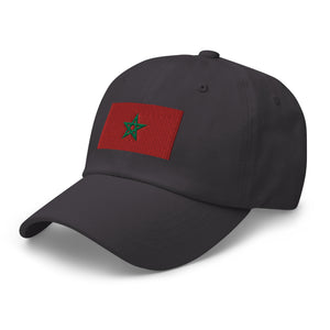 Morocco Flag Cap - Adjustable Embroidered Dad Hat