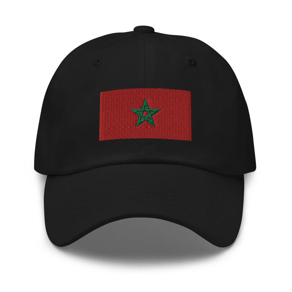 Morocco Flag Cap - Adjustable Embroidered Dad Hat