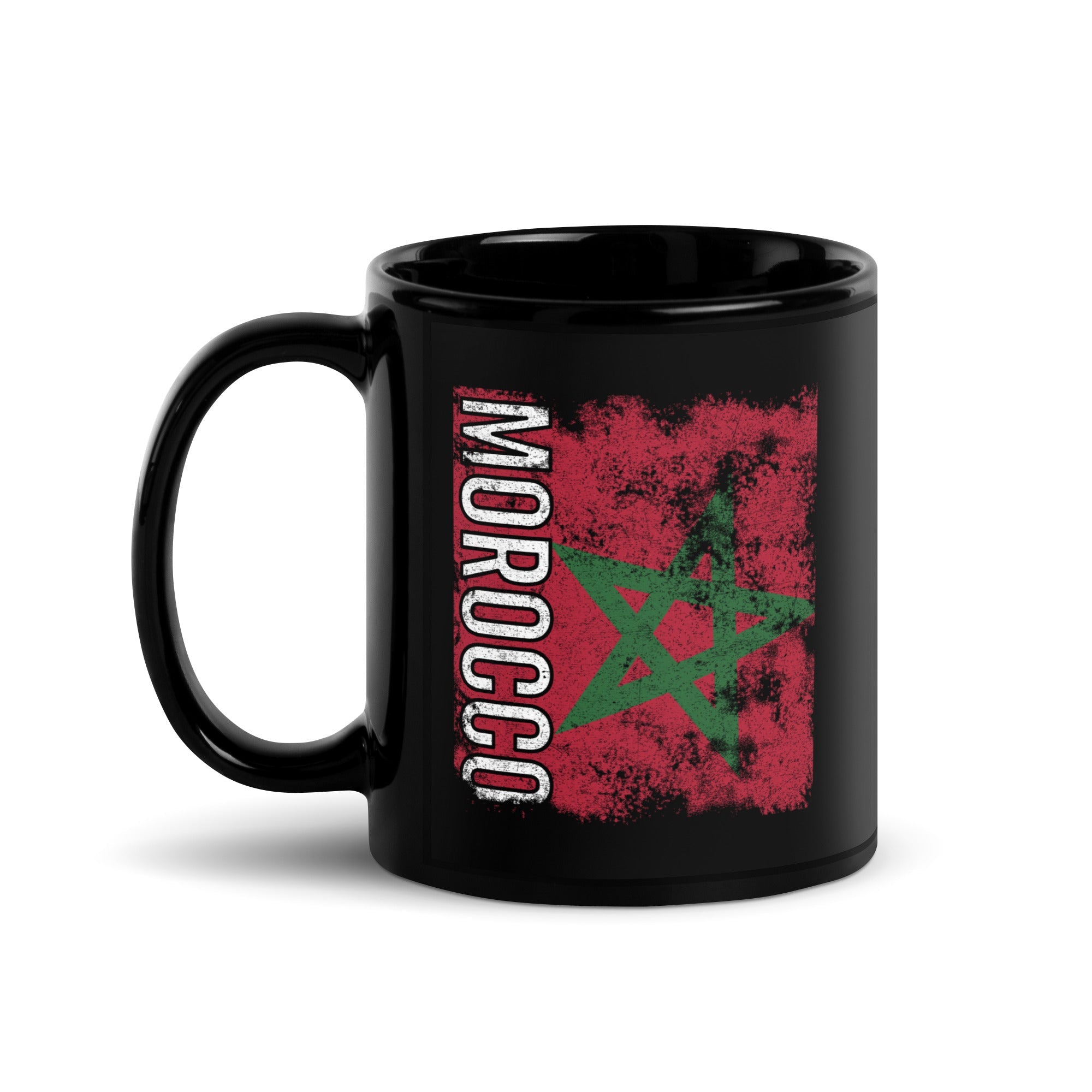 Morocco Flag - Distressed Flag Mug