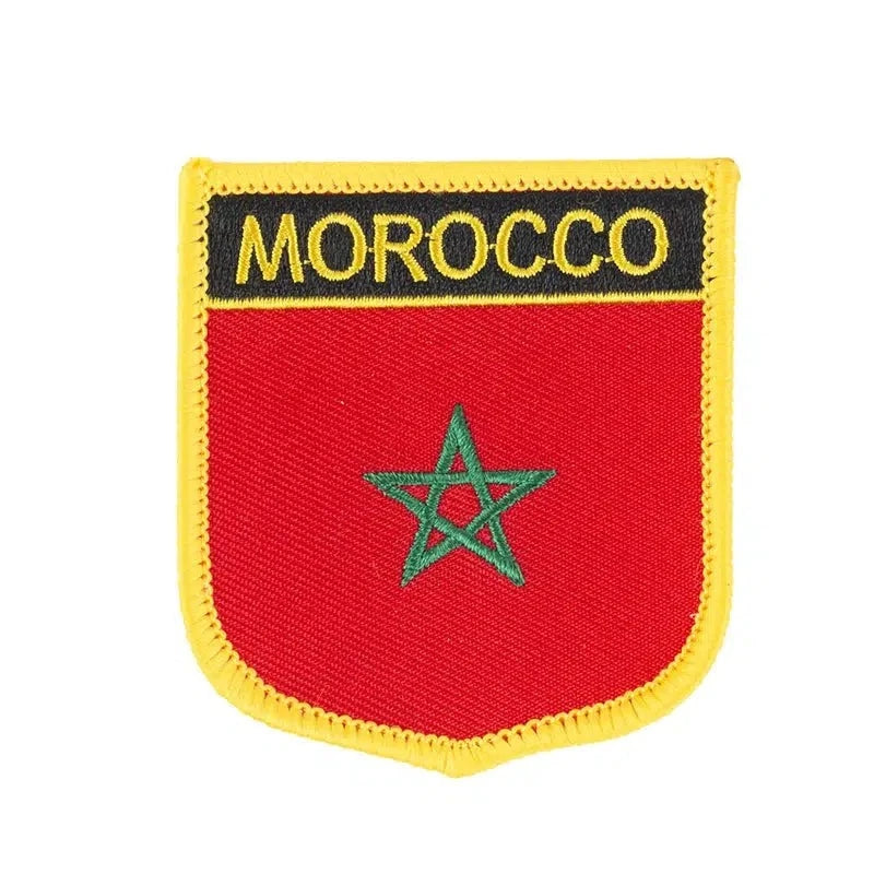 Morocco Flag Patch - Sew On/Iron On Patch