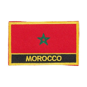 Morocco Flag Patch - Sew On/Iron On Patch