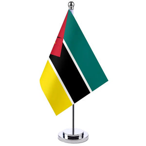 Mozambique Desk Flag - Small Office Table Flag