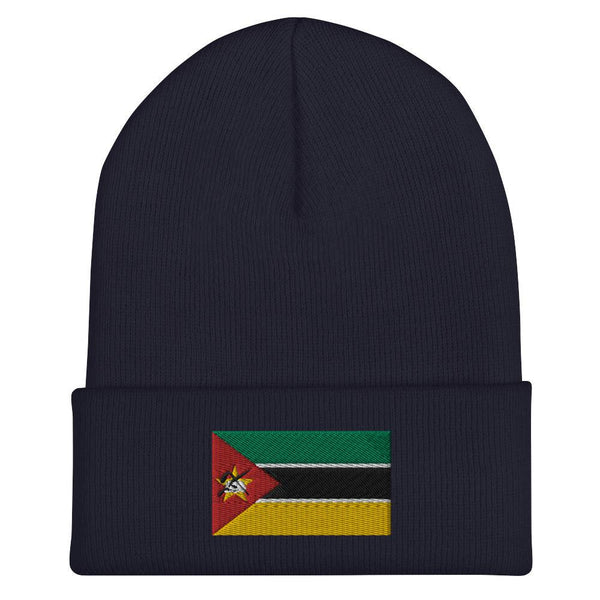 Mozambique Flag Beanie - Embroidered Winter Hat