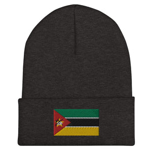 Mozambique Flag Beanie - Embroidered Winter Hat