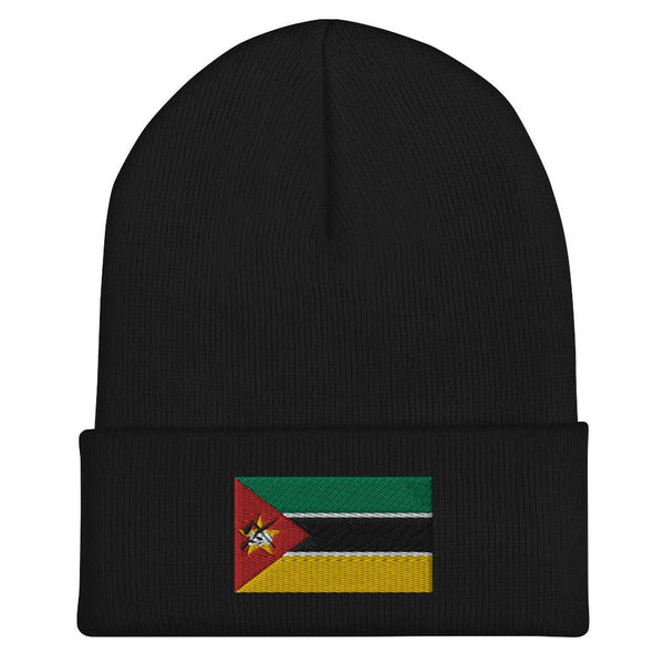 Mozambique Flag Beanie - Embroidered Winter Hat