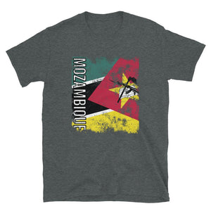 Mozambique Flag Distressed T-Shirt