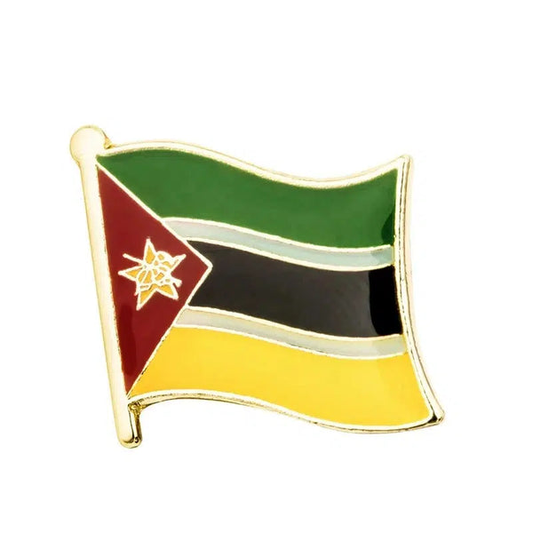 Mozambique Flag Lapel Pin - Enamel Pin Flag