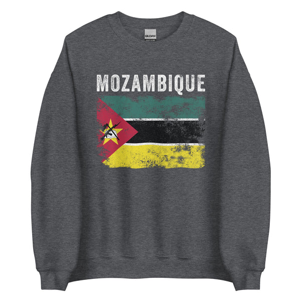 Mozambique Flag Vintage Mozambican Flag Sweatshirt