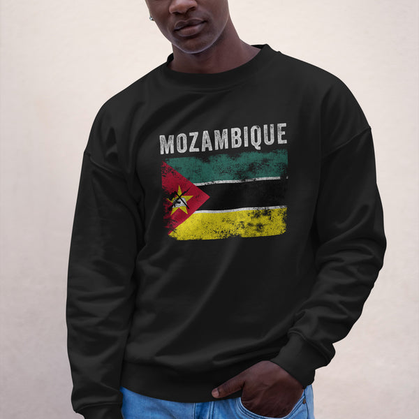 Mozambique Flag Vintage Mozambican Flag Sweatshirt