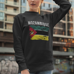 Mozambique Flag Vintage Mozambican Flag Sweatshirt