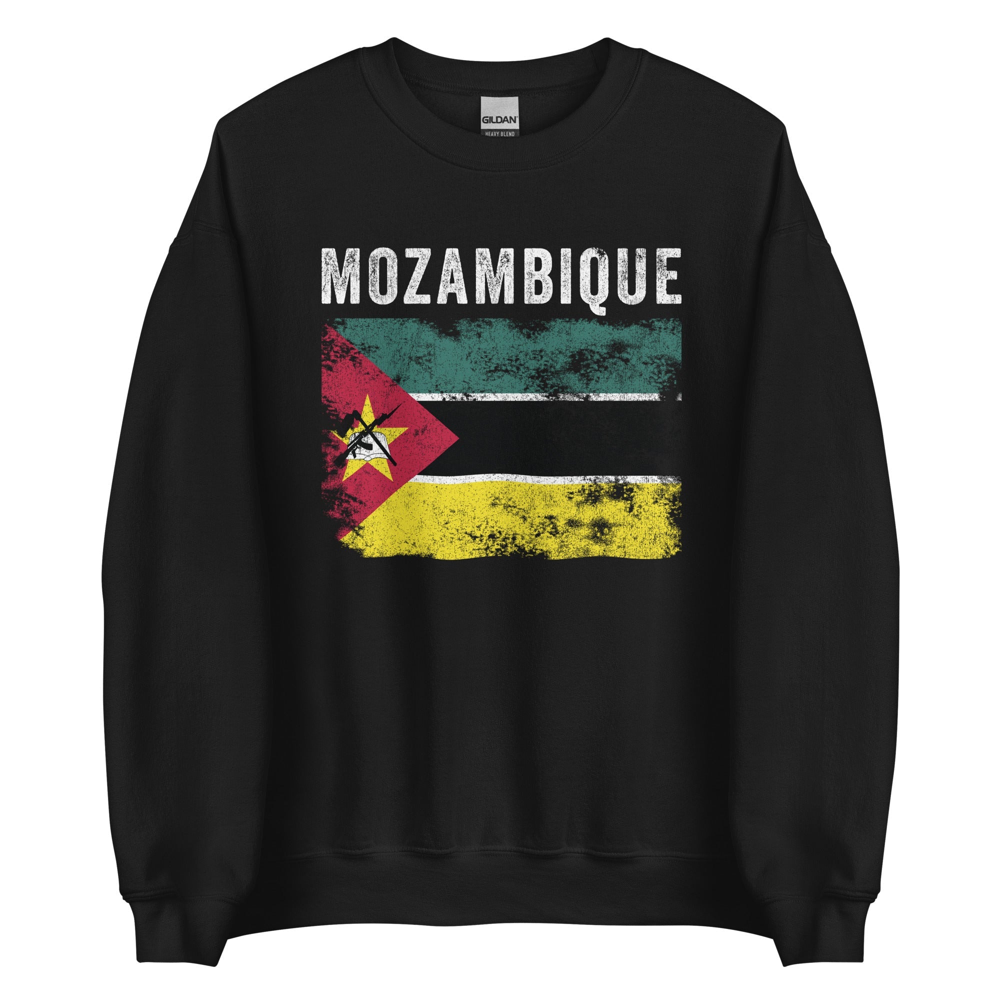 Mozambique Flag Vintage Mozambican Flag Sweatshirt