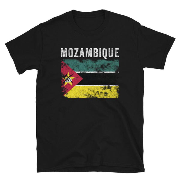 Mozambique Flag Vintage Mozambican Flag T-Shirt