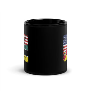 Mozambique USA Flag Mug