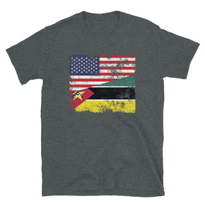 Mozambique USA Flag T-Shirt