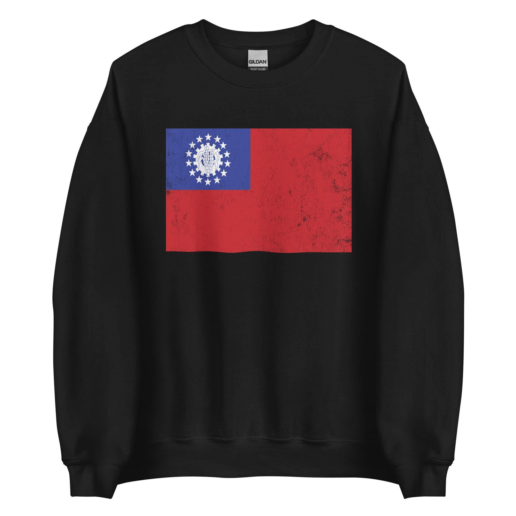 Myanmar Burma Flag Sweatshirt