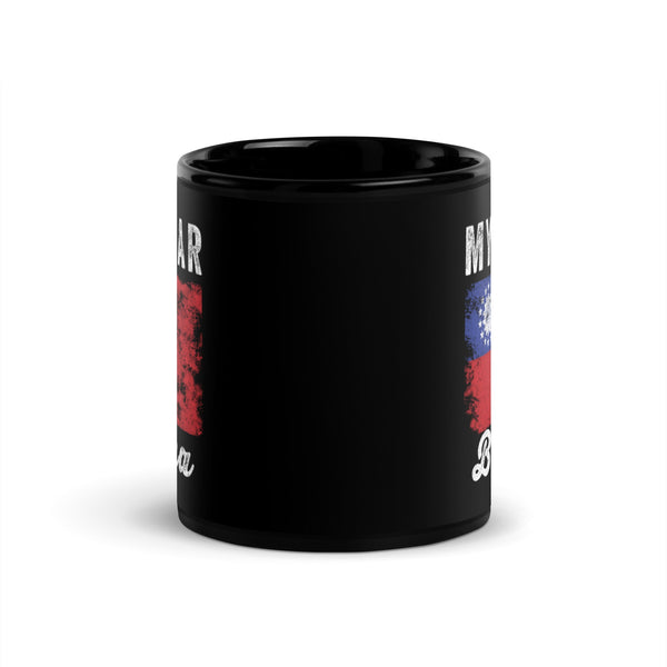 Myanmar Flag Distressed - Burmese Flag Mug