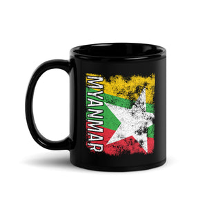 Myanmar Flag - Distressed Flag Mug