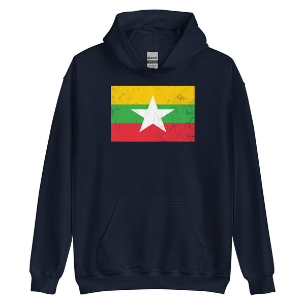 Myanmar Flag Hoodie