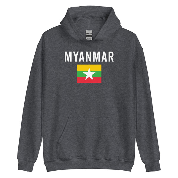 Myanmar Flag Hoodie