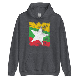 Myanmar Flag Hoodie