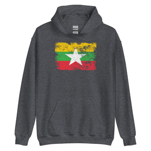 Myanmar Flag Hoodie